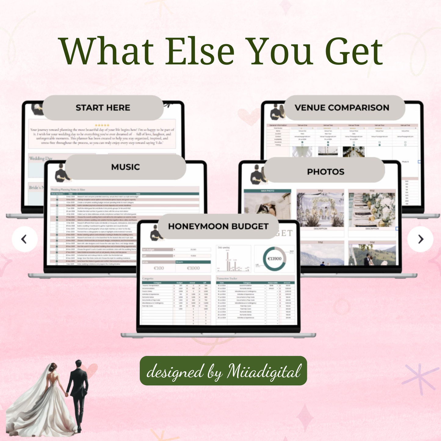 EXCEL Wedding Budget Wedding Planner Spreadsheet Google Sheets Budget Excel Wedding Finance Tracker Wedding Cost Tracking Expenses Bride Budget